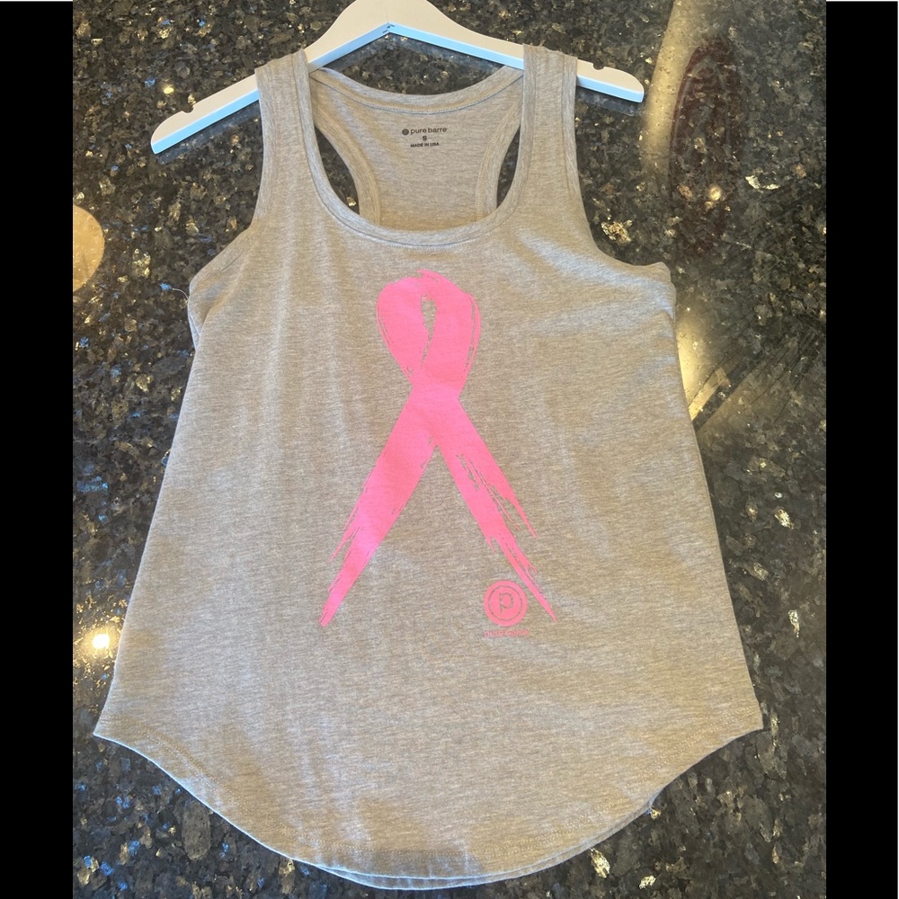 Pure Barre- Breast Cancer Awareness tank